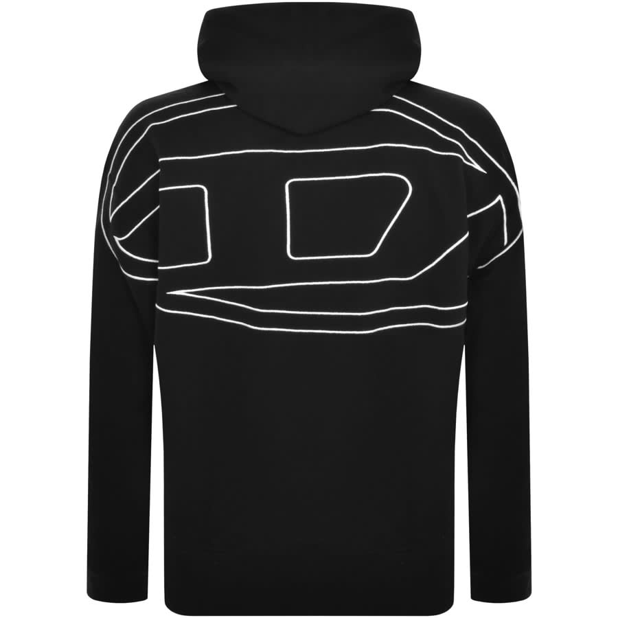 Diesel S Macs Hood Megoval D Hoodie Black